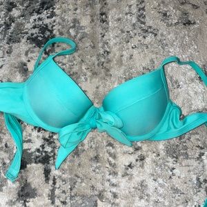 Aerie Underwire Bikini Top Teal 34A